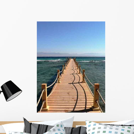 Pier Leading out to Wall Decal