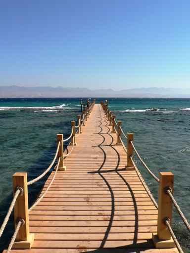 Pier Leading out to Wall Decal