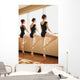 Three Women Practicing Dance Wall Mural