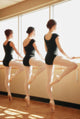 Three Women Practicing Dance Wall Mural