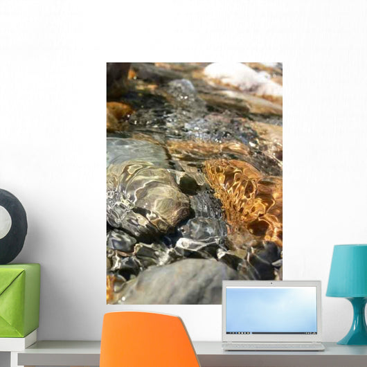 Water Rocks 2 Wall Decal