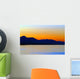 A Mountain Silhouette Wall Mural