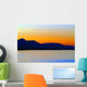 A Mountain Silhouette Wall Mural