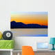 A Mountain Silhouette Wall Mural
