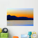 A Mountain Silhouette Wall Mural