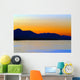 A Mountain Silhouette Wall Mural