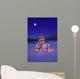 Christmas Tree Glowing Wall Mural