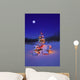 Christmas Tree Glowing Wall Mural