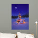 Christmas Tree Glowing Wall Mural
