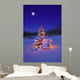 Christmas Tree Glowing Wall Mural