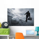 Businessman With Ball And Chain Wall Mural