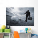Businessman With Ball And Chain Wall Mural