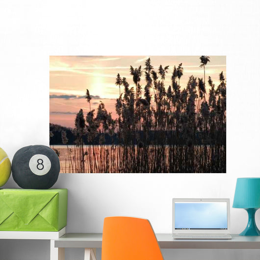 Evening Lake Wall Decal Design 2