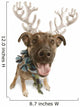 Dog With Antlers Wall Decal