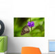 A Butterfly On A Flower Wall Mural