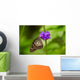 A Butterfly On A Flower Wall Mural