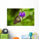 A Butterfly On A Flower Wall Mural