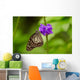 A Butterfly On A Flower Wall Mural