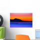 A Mountain Silhouette Wall Mural