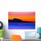 A Mountain Silhouette Wall Mural