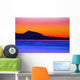 A Mountain Silhouette Wall Mural