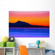 A Mountain Silhouette Wall Mural