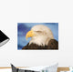 Profile Of A Bald Eagle Wall Mural