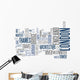 London - Abstract Postcard Art With Tags Wall Decal