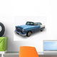 blue antique shinning cadillac car - isolated Wall Decal
