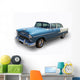 blue antique shinning cadillac car - isolated Wall Decal