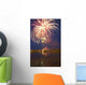 Fireworks Display On Canada Day Sherwood Park Alberta Canada Wall Mural