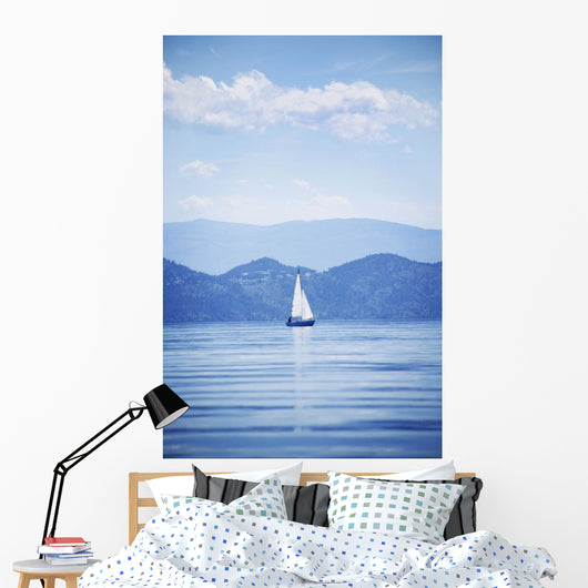 A Sailboat Wall Mural