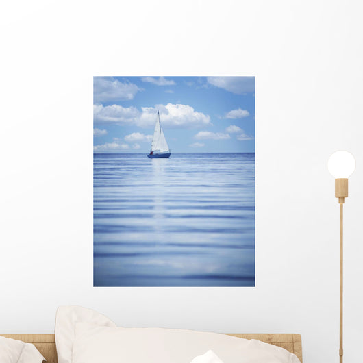 A Sailboat Wall Mural