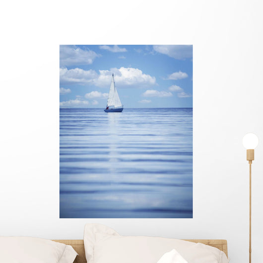 A Sailboat Wall Mural