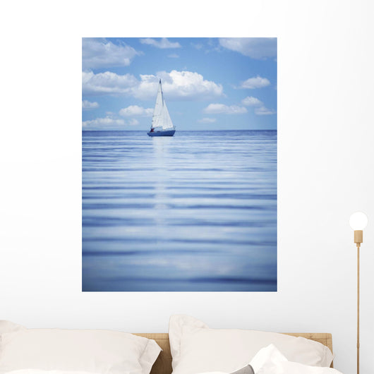 A Sailboat Wall Mural