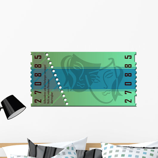 Ticket_Theater Wall Mural