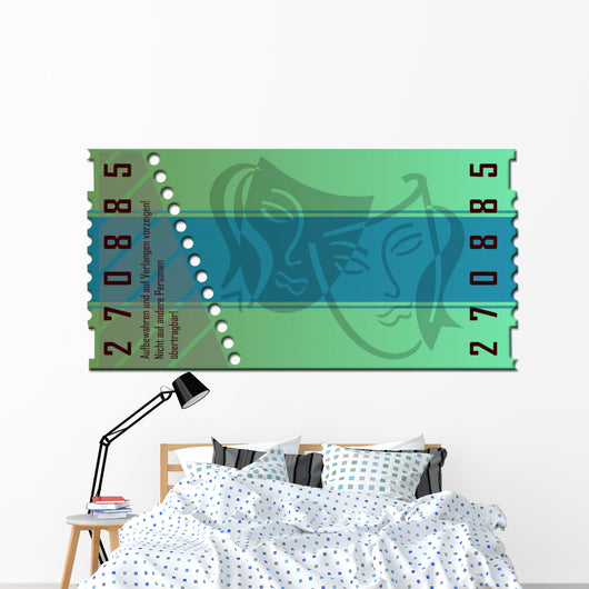 Ticket_Theater Wall Mural