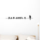 Birds on Wire Wall Decal