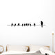 Birds on Wire Wall Decal