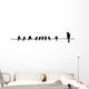 Birds on Wire Wall Decal