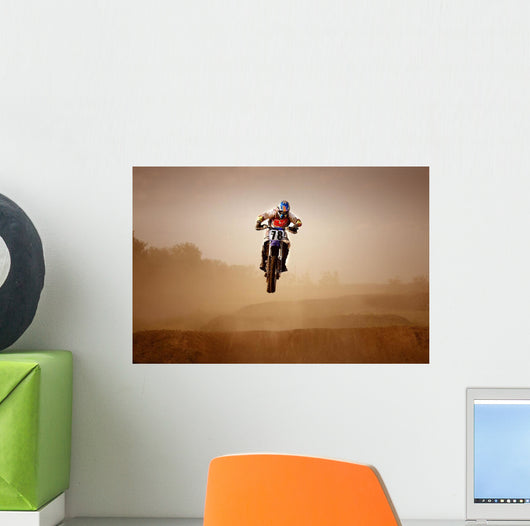 Motocross Rider Wall Mural