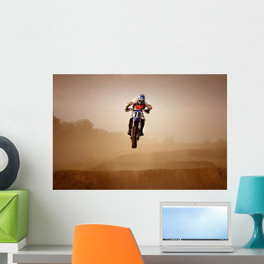 Motocross Rider Wall Mural