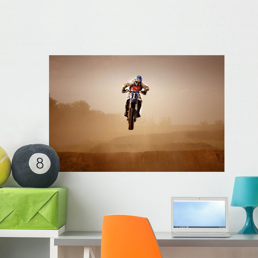 Motocross Rider Wall Mural
