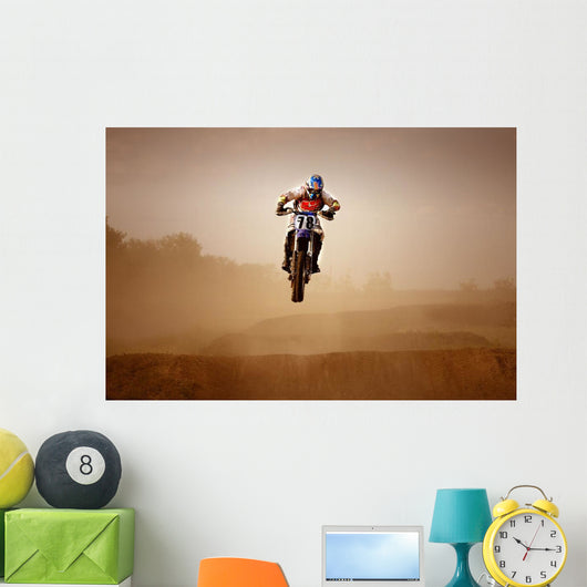 Motocross Rider Wall Mural