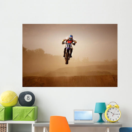 Motocross Rider Wall Mural