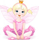 Little Fairy Ballerina Wall Decal