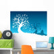winter trees Wall Mural