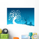 winter trees Wall Mural