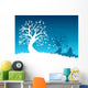 winter trees Wall Mural
