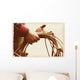 Cowboy Holding Lasso Wall Mural